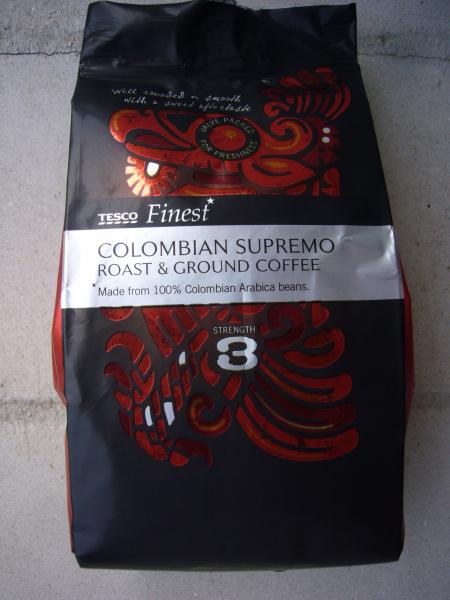 Tesco Finest - Colombian Supremo Roast and Ground coffee 227g